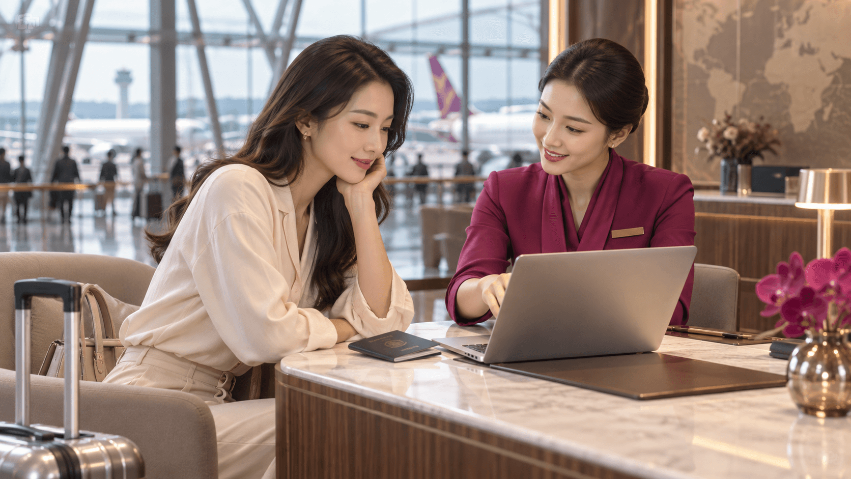 Tư vấn đặt vé và dịch vụ — ảnh minh họa